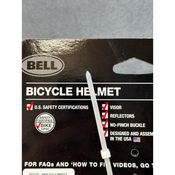 BELL Bicycle Helmet THALIA Adult Ages 14 And Up Adjustable Teal Green New - Picture 5 of 7